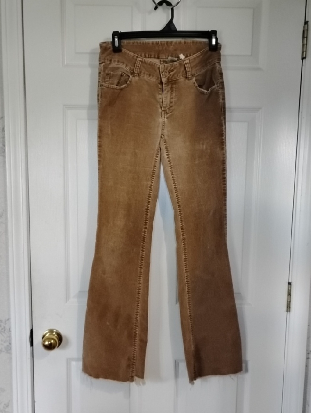 Buffalo David Bitton Women's Brown Corduroy Flare Pants